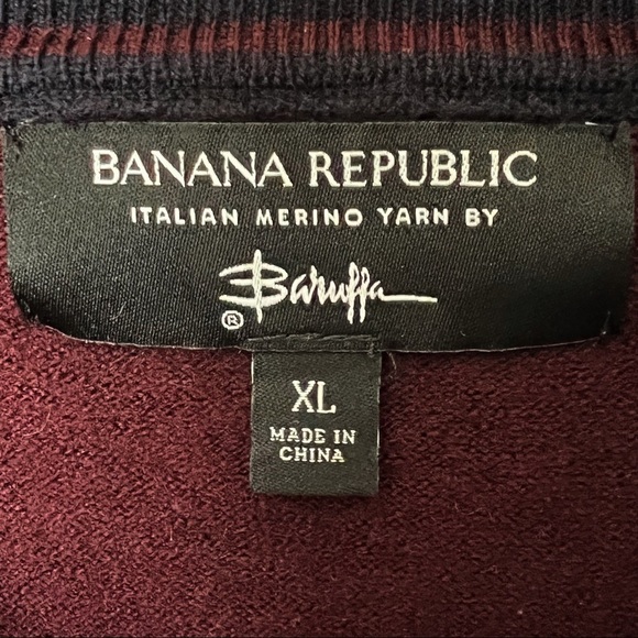 Banana Republic Italian Merino Wool Crewneck Sweater Size XL - Picture 3 of 6